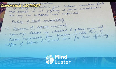 reality of social responsibility class 11 business studies