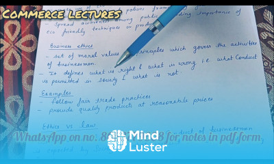 business ethics ethics vs law elements of business ethics class 11 business studies