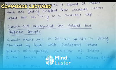 growth and development are related but different concepts class 12 Indian economic development