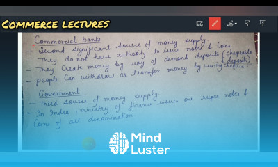 who supplies money class 12 macroeconomics money and banking