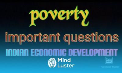Poverty extra and important questions class 12 indian economic development