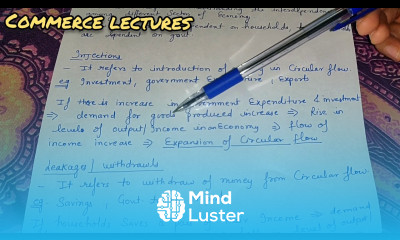 Injections and leakages withdrawals class 12 macroeconomics