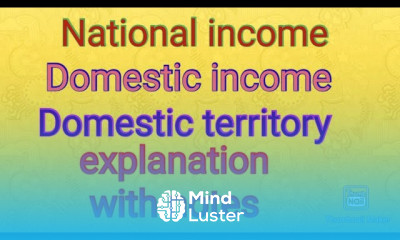 Domestic territory national income and domestic income class 12 macroeconomics