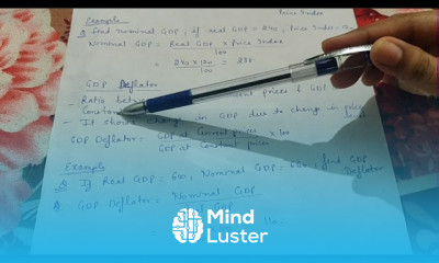 Conversion of nominal GDP into real GDP GDP deflator class 12 macroeconomics