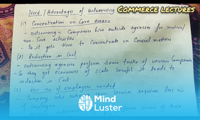 Need advantages and limitations of outsourcing bpo emerging modes of business class 11 bst