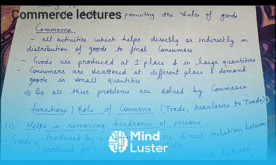 Meaning of commerce functions role of commerce class 11 business studies