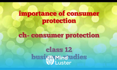 Importance of consumer protection class 12