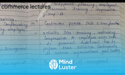 Nature features of human resource management hrm b com business organisation and management