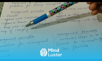 Management principles vs pure science principles Management techniques values class 12