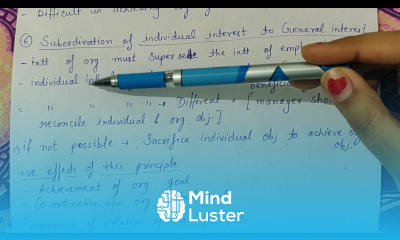 Subordination of individual interest to general interest fayol s principles class 12 business