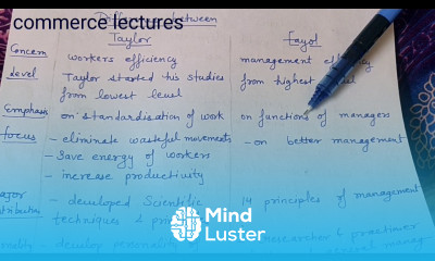 Similarities and difference between taylor and fayol class 12 business studies