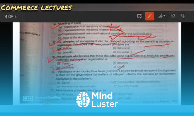 MCQ chapter 2 class 12 business studies principles of management poonam ghandhi