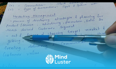 What is Marketing management m com b com