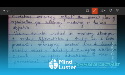 process of marketing management Marketing management notes