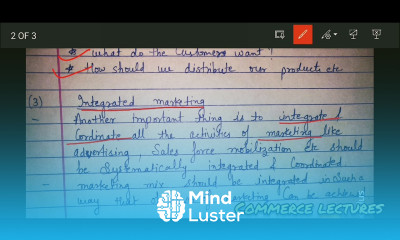 features of marketing concept marketing management notes