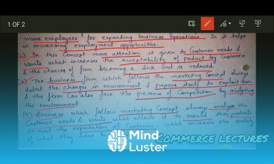 importance of marketing concept marketing management notes