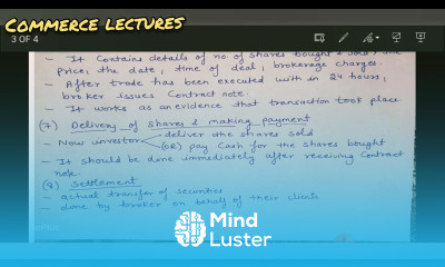trading procedure on stock exchange class 12 business studies financial market