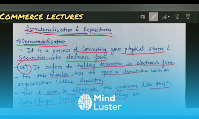 dematerialisation meaning benefits of dematerialisation class 12 business studies