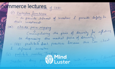 Functions of SEBI class 12 business studies financial market