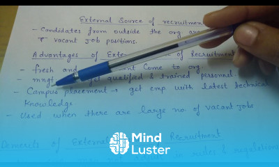 Recruitment external source of recruitment class 12 part 2 b com business organisation