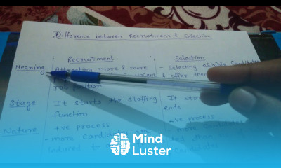 Difference between recruitment and selection class 12 b com