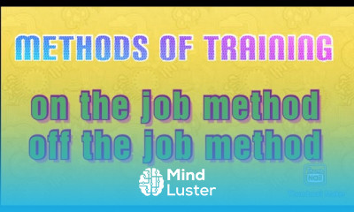 Methods of training on the job off the job training class 12 business studies