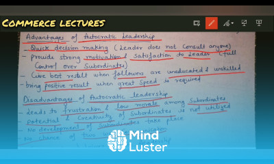 Leadership features autocratic democratic free rein leadership advantages disadvantages