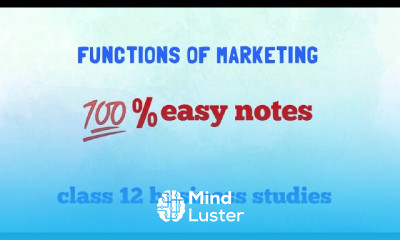 Functions of marketing class 12 business studies