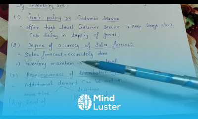 Factors which help in determining level of inventory class 12 business studies