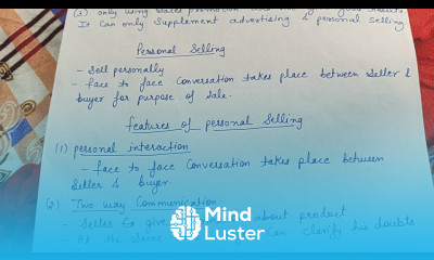 Personal selling and its features class 12 business studies marketing management