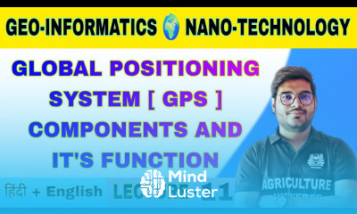 Define Global positioning system components and its functions Geo informatics and nanotechnology