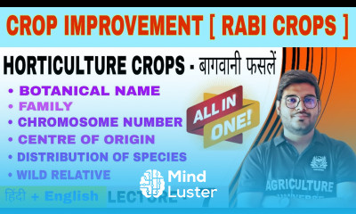 Rabi horticulture crop information crop improvement rabi crops bsc ag 6th semester