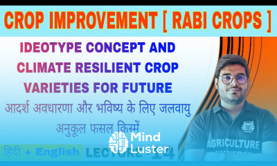 Ideotype concept and climate resilient crop varieties for future crop improvement rabi crops