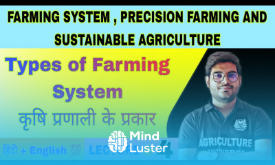 types of farming system farming system precision farming and sustainable agriculture bsc ag 6th