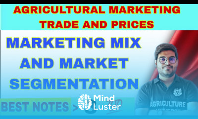 what is marketing mix and market segmentation agricultural marketing trade and prices