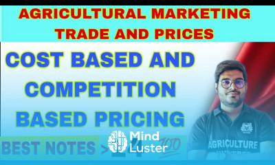 cost based and competition based pricing agricultural marketing trade and prices