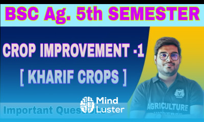 crop improvement kharif crops important questions management of benifical insects