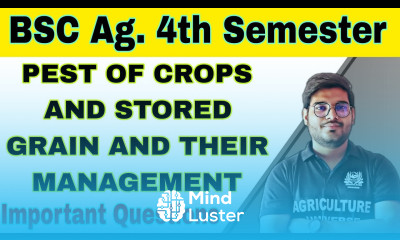 Pest of crops and stored grain and their management important questions by Mayank Tripathi