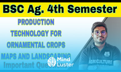 production technology for ornamental crops maps and landscaping important questions