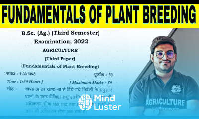 fundamentals of plant breeding paper 2022 fundamentals of plant breeding important question