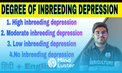 degree of inbreeding depression degree of inbreeding depression in hindi by Mayank Tripathi