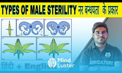 types of male sterility नर बन्ध्यता के प्रकार male sterility type male sterility