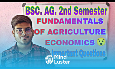 fundamentals of agriculture economics 2nd semester fundamentals of agriculture economy