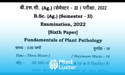 fundamentals of plant pathology question paper fundamentals of plant pathology bsc agriculture