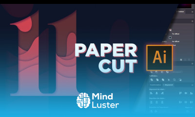 Création d un logotype au style Paper Cut avec Illustrator