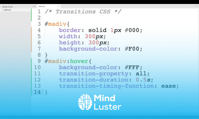 Short video Les transitions CSS
