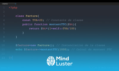 Short video Constantes de classes pour éviter le code muet