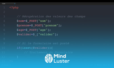 Short video Manipuler les formulaires en PHP