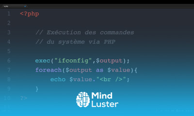 Short video Scan de dossiers et exécution de commandes système en PHP