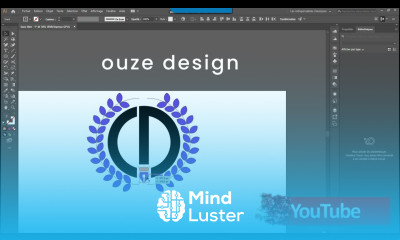 Idée de logo design 6 Logo lettre OD tuto Illustrator